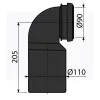 ALCA szennyvízcső lefolyó könyök DN90/110 (M906)