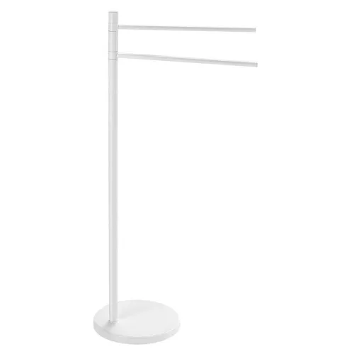 Sapho/Aqualine WHITE LINE álló törölközőtartó (acél), fehér (MM31)