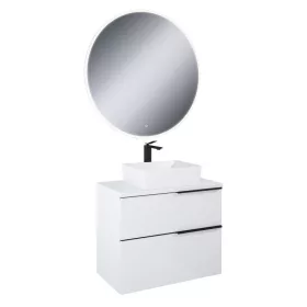   AREZZO design fehér MONTEREY 80 cm-es szett pulttal, mosdóval