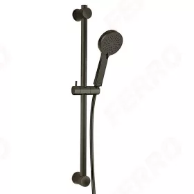 Ferro RILLO rudas zuhanyszett, gun metal