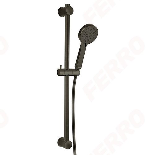 Ferro RILLO rudas zuhanyszett, gun metal