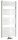 Aqualine STING fürdőszobai radiátor 650x1237 mm 679 W NG612