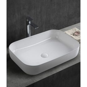   Niagara CARLA téglalap alakú pultra szerelhető mosdó 60x43x13,5 cm