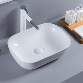   Niagara INES téglalap alakú pultra szerelhető mosdó 45x32x13 cm