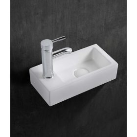   Niagara ONA pultra vagy falra szerelhető mosdó (balos)  37x18x9 cm