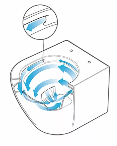 Niagara JANA Fali Rimless WC + WC ülőke 53x36x35 cm