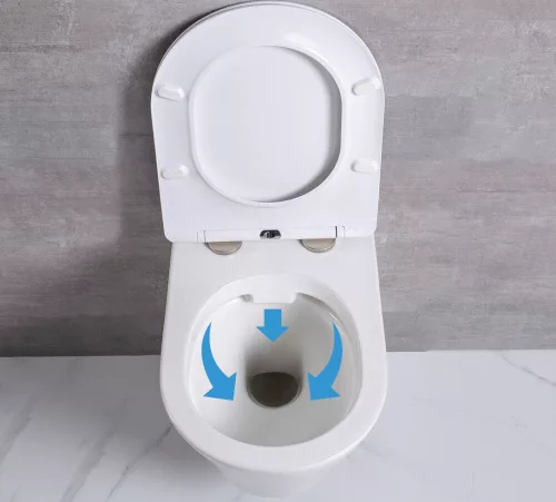 Niagara VALENTINA Fali Rimless WC + WC ülőke 52×35,5×35 cm