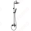 Ferro VITTO VerdeLine zuhanyrendszer BVI7UVL csapteleppel, gun metal