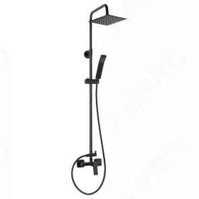   Ferro VITTO VerdeLine zuhanyrendszer BVI7UVL csapteleppel, gun metal