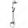 Ferro VITTO VerdeLine zuhanyrendszer BVI7UVL csapteleppel, gun metal