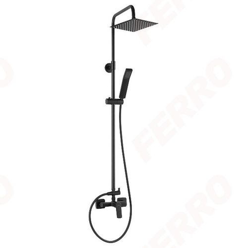 Ferro VITTO VerdeLine zuhanyrendszer BVI7UVL csapteleppel, gun metal