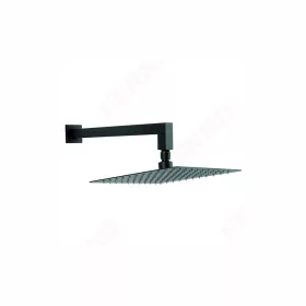   Ferro Fém fejzuhany zuhanykarral, 250x250 mm, slim, fekete NPT14BL
