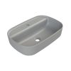 CeraStyle AQUA PULTRA ültethető Top Counter porcelán mosdó MATT SZÜRKE 60x40cm
