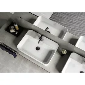   CeraStyle HERA PULTRA ültethető Top Counter porcelán mosdó 60x42cm
