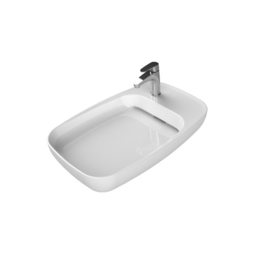 CeraStyle NEW NOVA PULTRA ültethető Top Counter mosdó rejtett leeresztővel 70x42cm