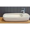 CeraStyle NEW NOVA PULTRA ültethető Top Counter mosdó rejtett leeresztővel 70x42cm