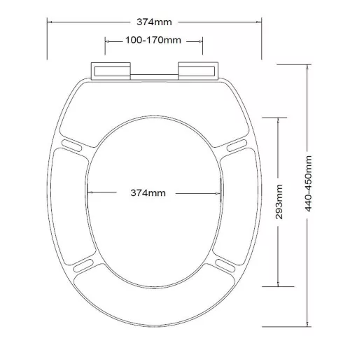 WC ülőke KAGYLÓS forma, fehér, duroplast, Soft Close (P-07D)