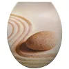 WC ülőke Bézs KAVICSOS, duroplast, Soft Close (P-F)