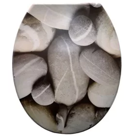 WC ülőke Szürke KAVICSOS, duroplast, Soft Close (P-G)