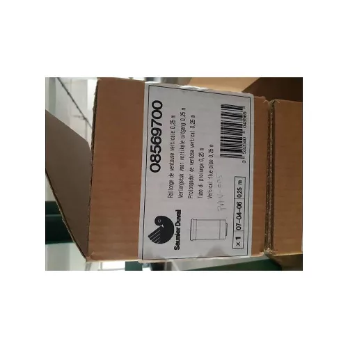 DUVAL Renova F-24 E turbó  függőleges hosszabító cső 0,25 fm 125/80