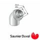 Saunier Duval SAU DUVAL Alu/Alu ív 80/125 mm 45° (85102)