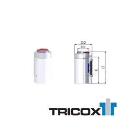 TRICOX AAEE60 koncentrikus egyenes ellenőrző idom 80/125mm