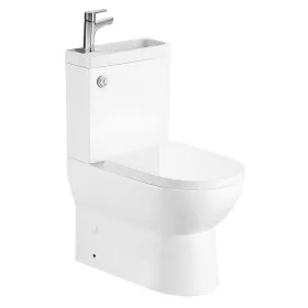   Aqualine-Sapho JALTA HYGIE monoblokkos WC mosdóval, Rimless, WC ülőke nélkül (PB103H)