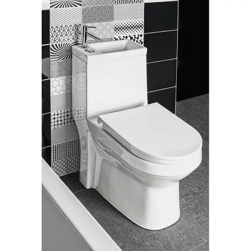 Sapho/Aqualine HYGIE monoblokkos WC MOSDÓVAL, ülőke nélkül PB104W