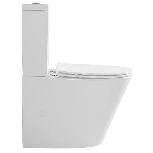 Aqualine PACO Rimless kombi WC alsó/hátsó kifolyású tartállyal PC1012WR
