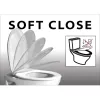 Sapho PACO SLIM Soft Close WC-ülőke, fekete