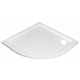 Aqualine TECMI íves zuhanytálca 80x80x3 cm R55 PQ558
