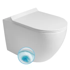   Sapho/Aqualine CARLO fali WC Vortex Rimless, 36x53cm, ülőke nélkül (PRX.101.851)