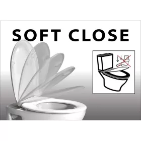   Sapho/Aqualine CARLO WC-ülőke SLIM Soft Close Easy Take (PRX.101.855)