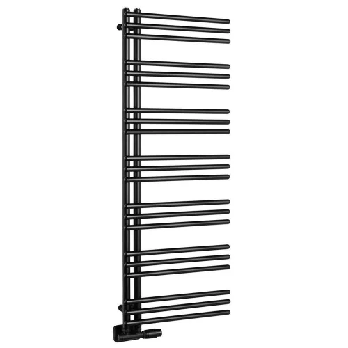 Sapho/Aqualine POSEIDON fürdőszobai radiátor 550x1340mm matt FEKETE