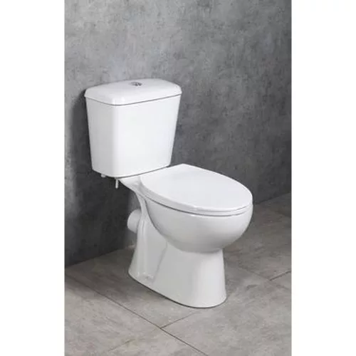 Aqualine-Sapho JOSE monoblokkos WC hátsó kifolyású, 3/6l duálgombos öblítőmechanikával, ülőke nélkül (PS8812)