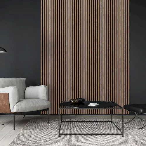 QWALLZ akusztikus falpanel PREMIUM Olajos Tölgy 60x300cm