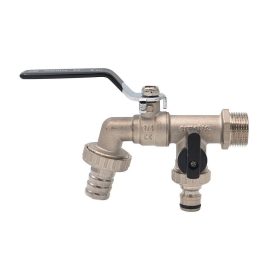 Ermetiq kerti csap DUPLA 3/4"-3/4" (RB-RA34D)