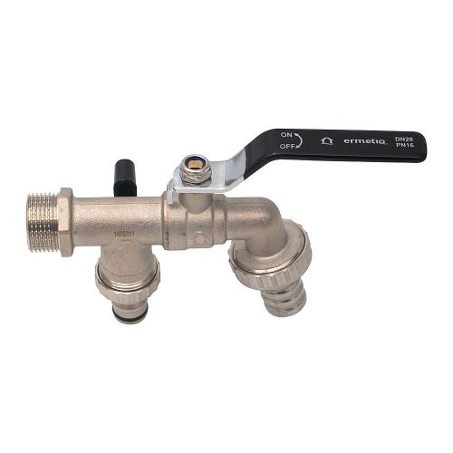 Ermetiq kerti csap DUPLA 3/4"-3/4" (RB-RA34D)