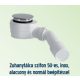 Roltechnik zuhanytálca szifon 50-es,inox (83 mm magas)