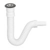 TEXO mosogató szifon flexibilis csővel - O 1" x 0,5 m x O 40/32 mm