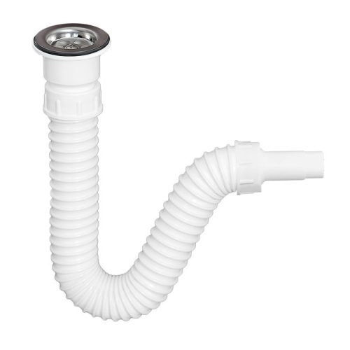 TEXO mosogató szifon flexibilis csővel - O 1" x 0,5 m x O 40/32 mm
