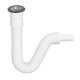 TEXO mosogató szifon flexibilis csővel - O 1" x 0,5 m x O 40/32 mm