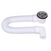 TEXO zuhanytálca szifon flexibilis csővel - O 5/4" x 0,5 m x O 40 mm