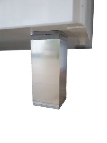 Viva Style SZQUARE 100 lábon álló fürdőszobabútor Sanovit Zenon 6095 porcelán mosdókagylóval 100cm