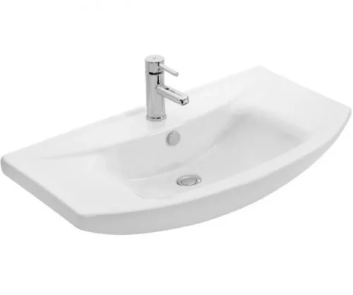 Viva Style SZQUARE 75 lábon álló fürdőszobabútor Sanovit Zenon 6075 porcelán mosdókagylóval 75 cm