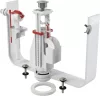 ALCA SA08A 1/2" CHROM szett: öblítő kettős nyomógombbal, oldalsó bekötésű töltőszelep 1/2", vakdugó, csavarok, tömítések