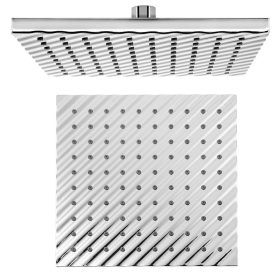 Aqualine fejzuhany szögletes 200x200mm króm SC154