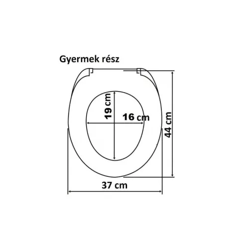 WC ülőke PINGVINES gyermek és felnőtt, duroplast műanyag, SoftClose - KIÁRUSÍTÁS