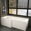 Sanica L alakú aszimmetrikus fürdőkád 150x70cm jobbos
