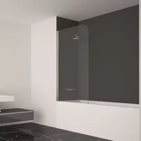   Sanica Pivot 1A OC K kádparaván 80x150cm 6mm átlátszó üveg, króm KBPVOCK10PK000080